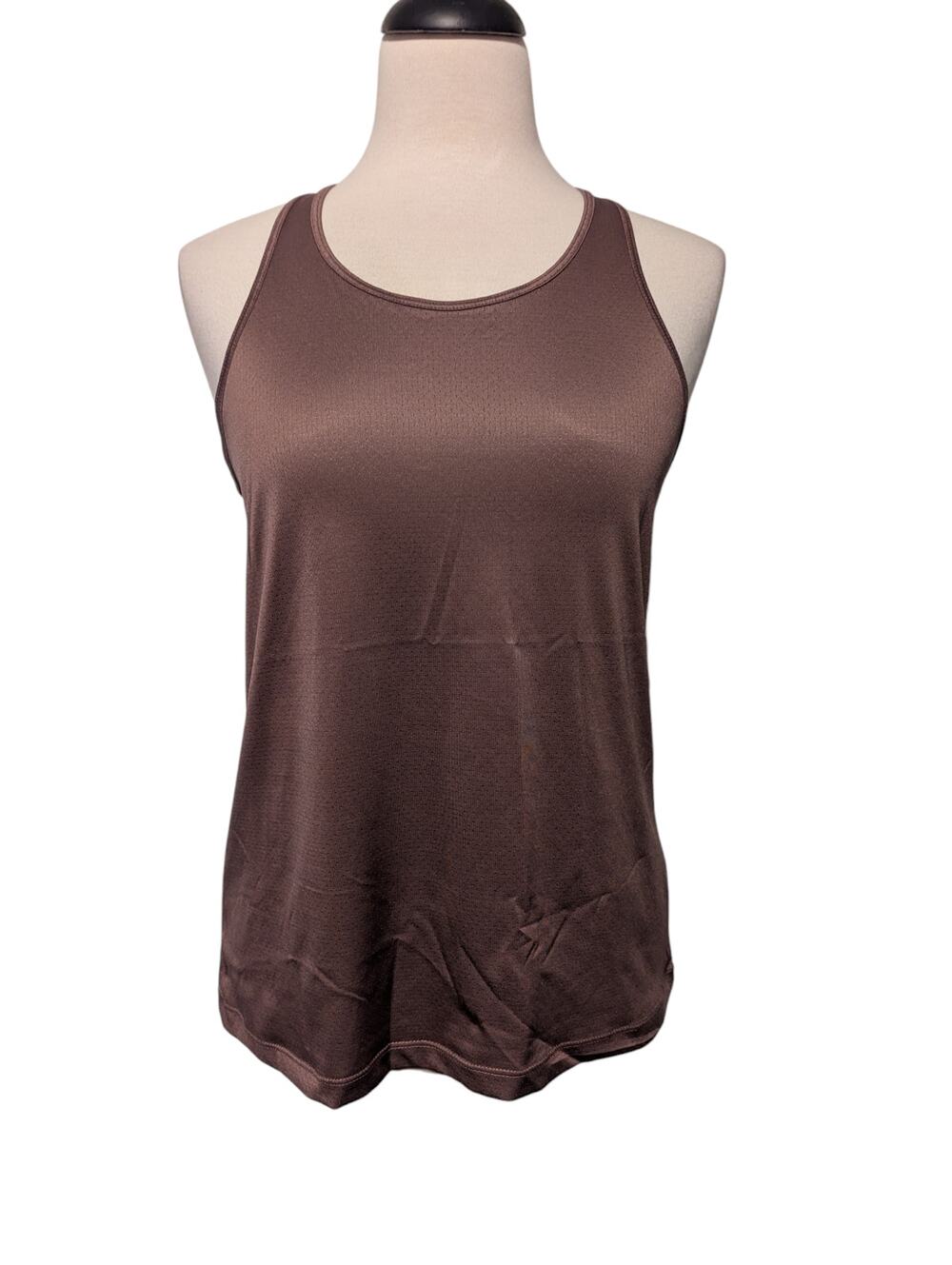 New MTA Sport Womens Wine Color athletic racerback tank top Size Small